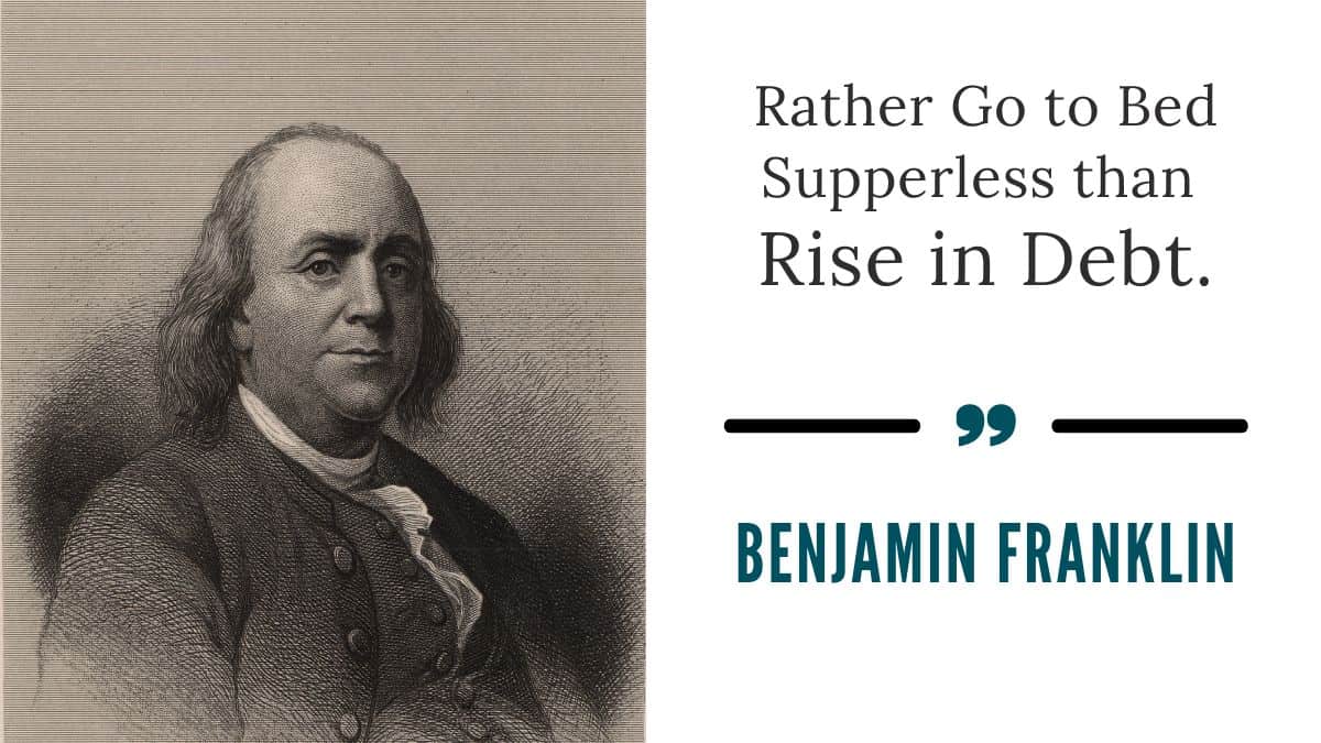 Rather Go to Bed Supperless than Rise in Debt