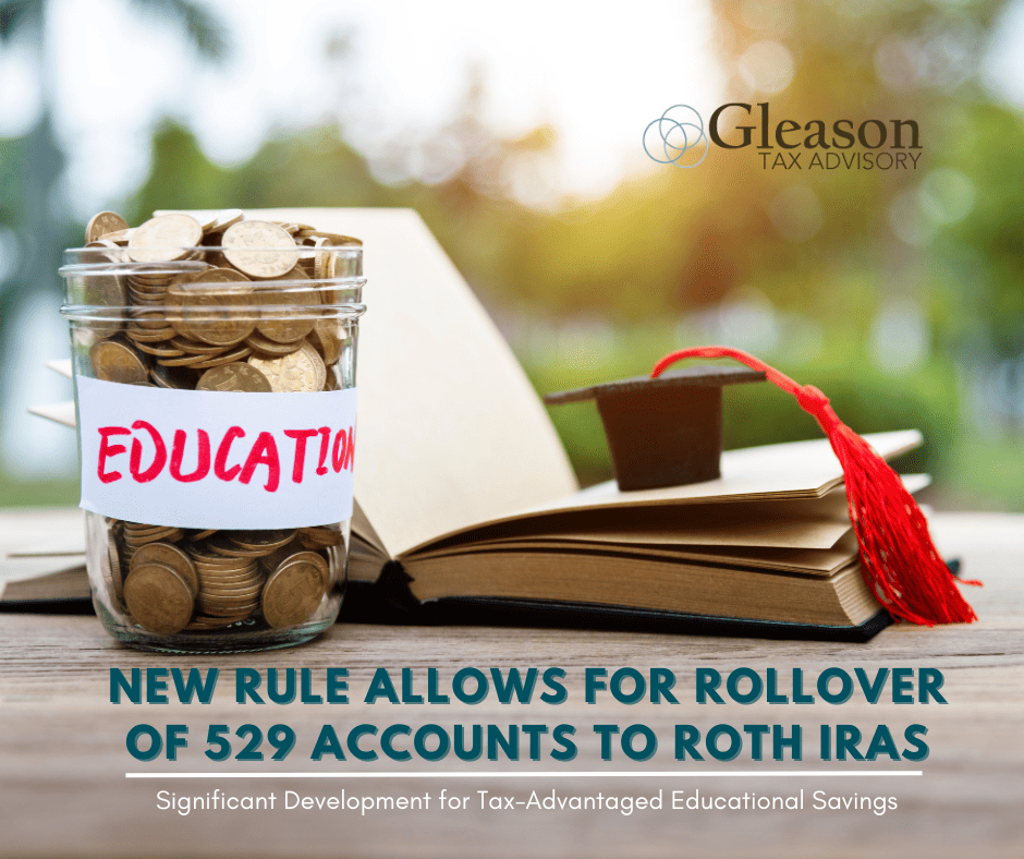 Unlocking New Opportunities: Rollover of 529 Accounts to Roth IRAs Under SECURE 2.0 Act
